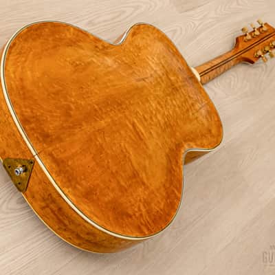 1941 Epiphone DeLuxe Pre-War Vintage Archtop Acoustic Guitar Blonde w/ Case image 15