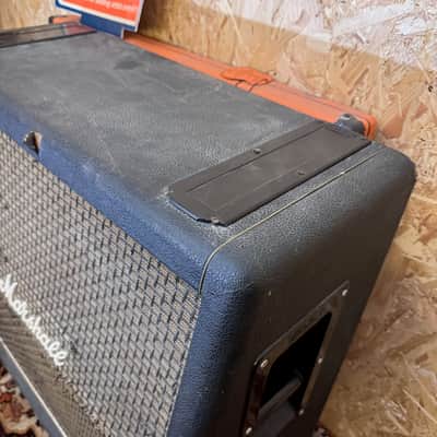 Vintage 1970s Marshall 4x12 Checkerboard 1960 Amplifier Speaker Cabinet G12L-35 image 6