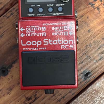 Boss RC-5 Loop Station 2020 - Present - Red image 2