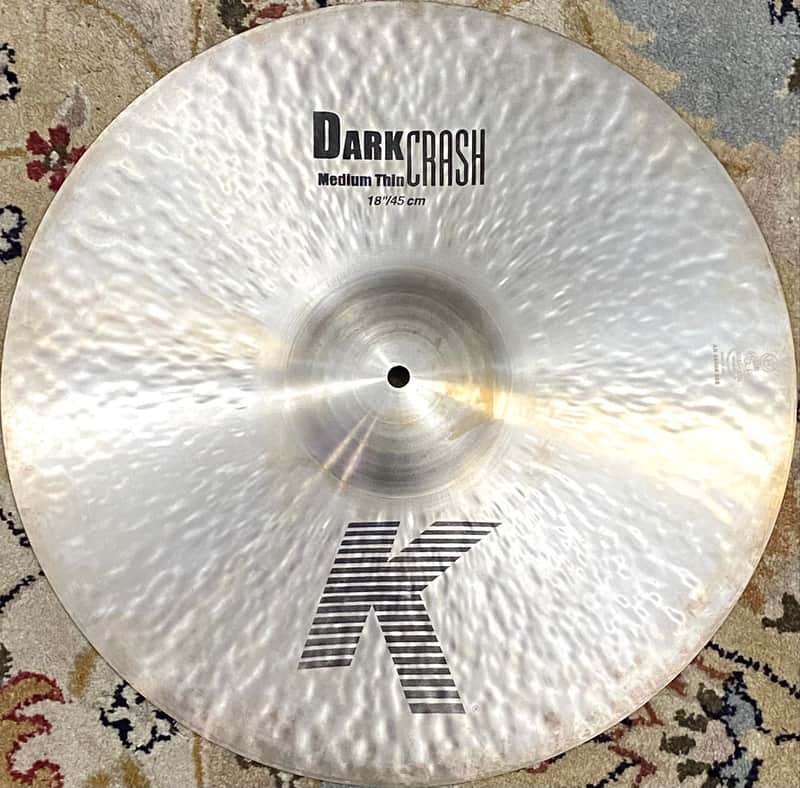 Zildjian K 18” Medium Thin Dark Crash - 1318g - Very Good Condition - We Ship Fast! image 1