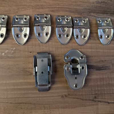 Unbranded Guitar Case Hinges And Latches Silver image 7