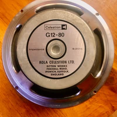 RARE Vintage Rola Celestion G12-80 15ohm (16ohm) Speaker image 1