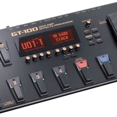Boss GT-100 Version 2.0 Guitar Effects Processor 2014 - Present - Black image 1