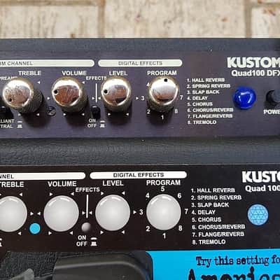 Kustom Quad 100DFX 2x12" Celestion NOS image 6
