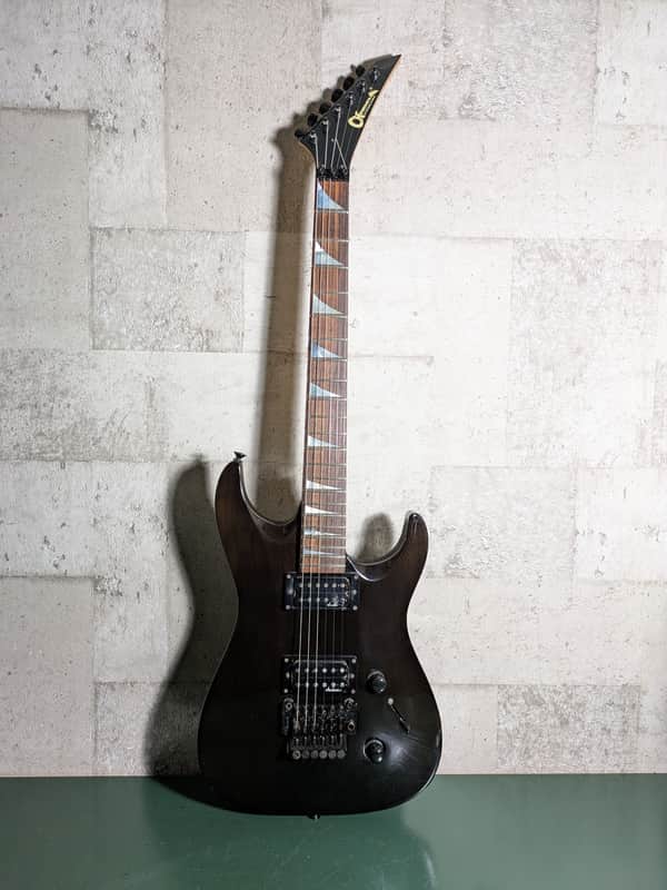 Charvel by Jackson DKA-110 Dinky Arched-top 90's See thru black image 1