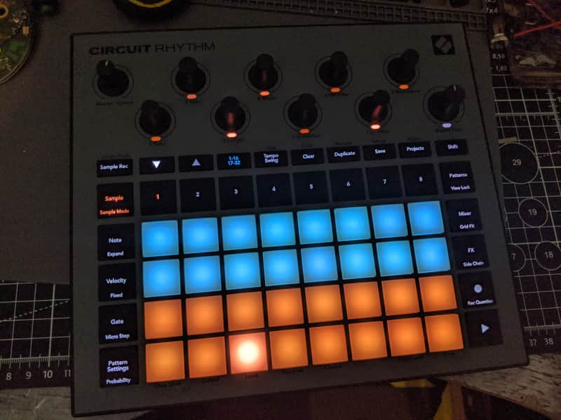 Novation Circuit Rhythm Groovebox 2021 - Present - Black image 1