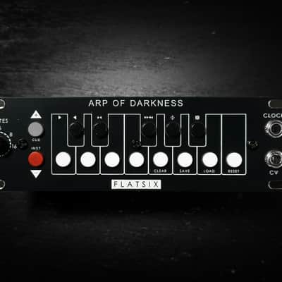 FlatSix Modular Arp Of Darkness (Black) - 1U CV Arp with a twist & swappable firmware image 1