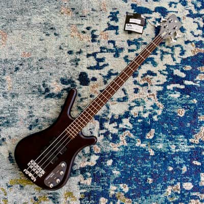 Warwick WRB1584 03EA ASH FRX, RockBass Corvette Taranis, 4-String Bass with BEAD Tuning, Nirvana Black Transparent Satin RB J 570283-25 (Get the Low Notes of a 5-String Bass with the Playability and Weight of a 4-String!) image 1