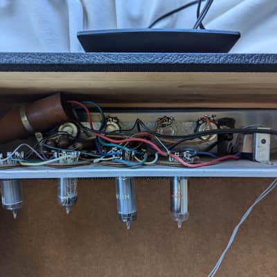 Unknown Hand wired Tube Combo Amp 1960s - Gray tolex image 10