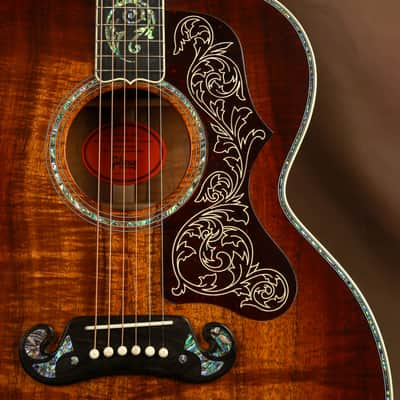 Gibson SJ-200 All Koa Custom Masterpiece Acoustic Guitar J-200 imagen 17