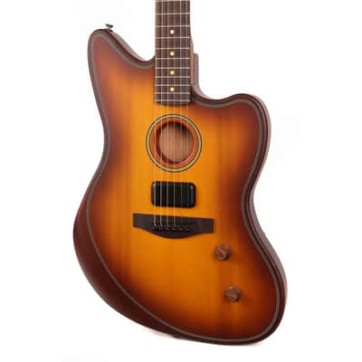 Fender Acoustasonic Standard Jazzmaster Honey Burst image 5