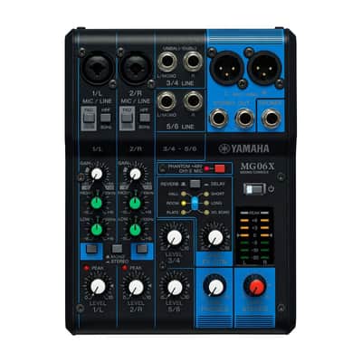 Yamaha MG06X - 6-Channel Analog Mixer with Effects [Three Wave Music] image 2
