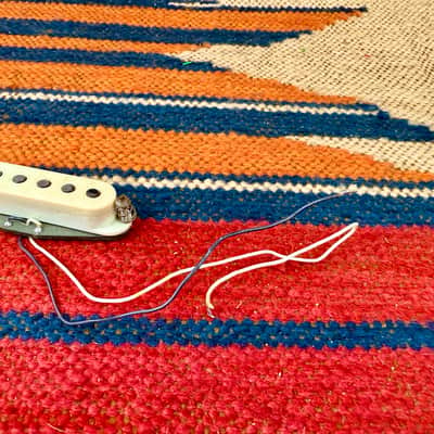 Vintage 1977 Fender Stratocaster Grey Bottom Guitar Pickup Neck 1970's image 5