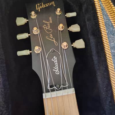 Gibson Les Paul Studio Raw Power 2009 - 2012 - Satin Olive Green image 11