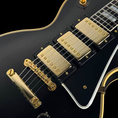2025 Gibson Les Paul Custom '57 Triple Pickup Custom Shop VOS ~ Ebony image 6