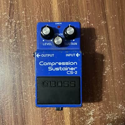 Boss CS-2 Compression Sustainer (Black Label) 1981 - 1989 - Blue image 1