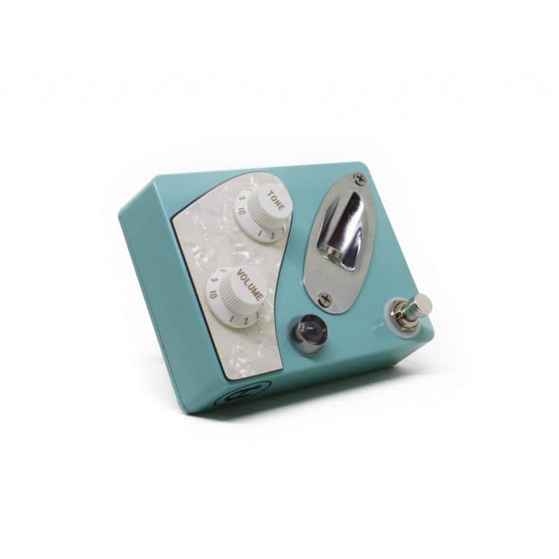 Coppersound Pedals 6 Strategy  Boost Pedal Seafoam, Pearl Pickguard image 1