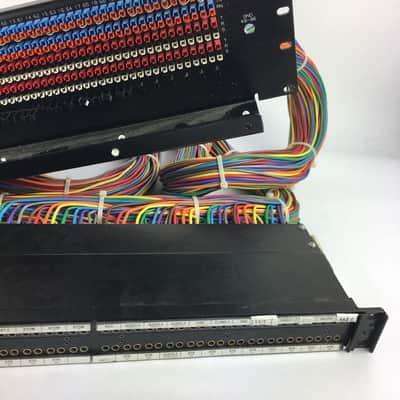 ADC 96 Bantam TT patchbay connected to ADC UP-96NMKII PPC RACKMOUNT PATCHBAY image 3