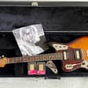 2012 Fender Kurt Cobain Road Worn Jaguar Left Hand Lefty + Case + Book + Extra Pickups Classic Player Jaguar Special HH Wiring