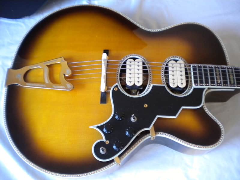 Carlo Greco Jazz Sunburst Guitar image 1
