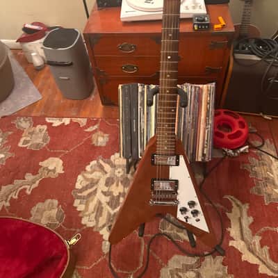 2019 Antique Natural Gibson Flying V w/OHSC image 1