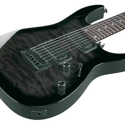 Ibanez GRG7221QATKS - GIO RG - Transparent Black Sunburst - 7 String Electric Guitar - CLOSEOUT image 1