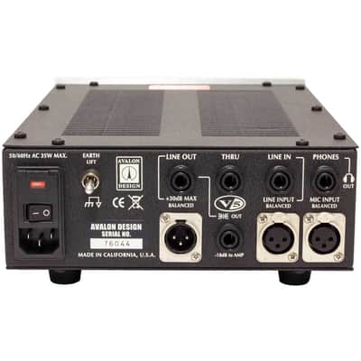 Avalon V5 - High Voltage, Pure Clase A, multi-purpose instrument, line and mic preamp. image 2