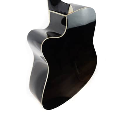 Washburn WA90CEVSB Dreadnought acoustic electric guitar, vintage sunburst image 12