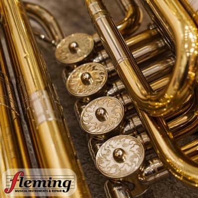 Miraphone 90A Kaiser-Tuba - 5/4 Size, Rotary Valves, Lacquer (Ex-USAF) image 15