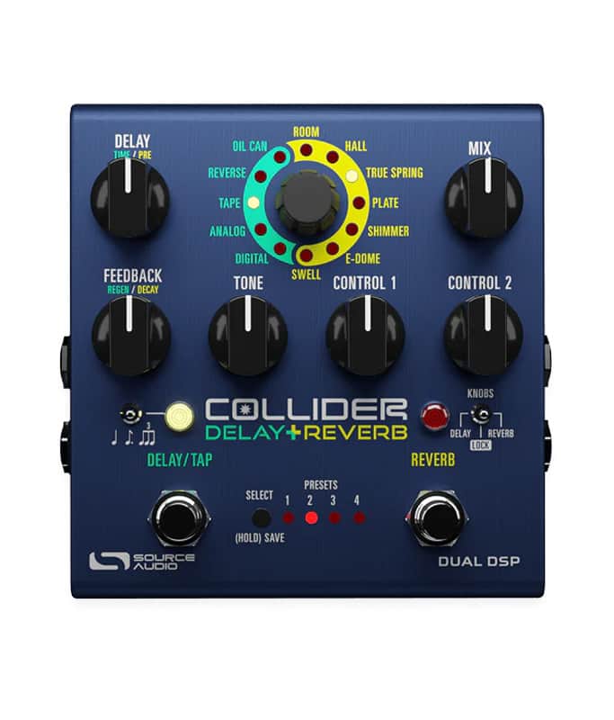 Source Audio Collider Delay + Reverb Pedal