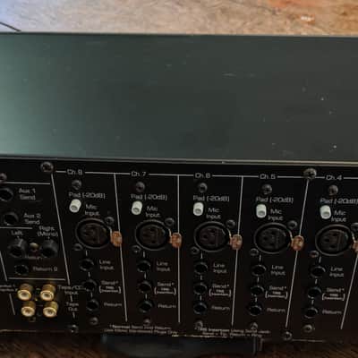 Ashly MX-508 Mixer (w/ Input Transformer Option) image 3