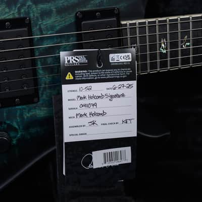 PRS Core Series Mark Holcomb Mango Top Cobalt Smoke Burst 2025 w/OHSC image 11
