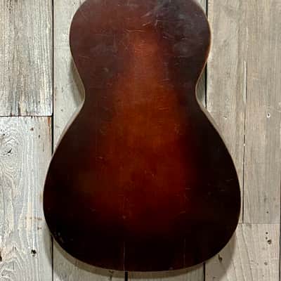 1932 Supertone Hawaiian Scene Parlor, Incredible Vintage Parlor! Comes With Pro Set Up! image 9