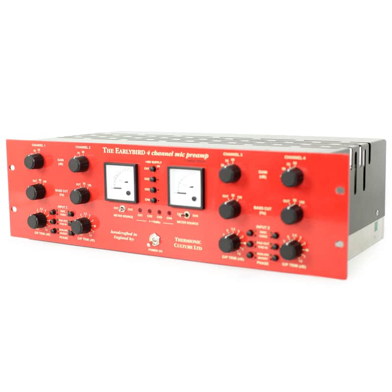 Thermionic Culture Earlybird 4 4-Channel Mic Preamp Limited Edition image 2