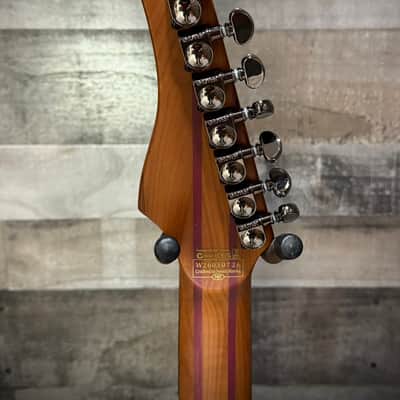 Schecter Banshee Mach-7 FR S Left Hand Electric Guitar - Fallout Burst - Open Box (1419) image 7