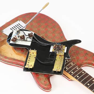 1962 Gagliano by Hofner Model 172 - Rare Diamond Pickup with Red & Gold Vinyl Covering! image 24