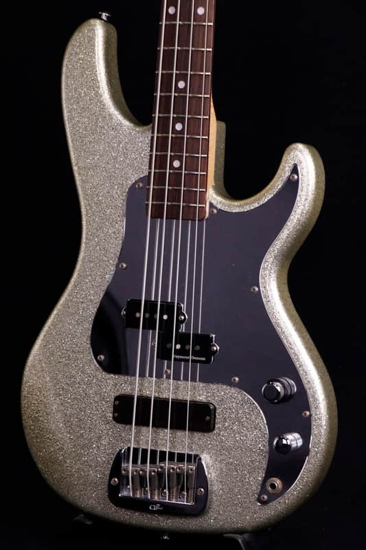 G&L SB-2 Premium Made in Japan MOD Silver Metal Flake [SN | Reverb