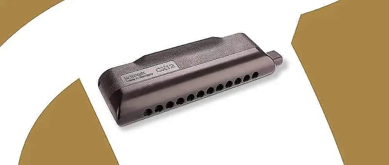 Hohner CX12 Series Black Key of B Chromatic Harmonica Armonica Cromatica Worldship Authorized Dealer image 1