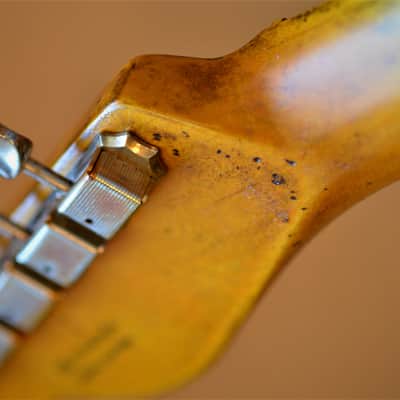 American Fender Telecaster 2019 Custom Heavy Relic Nitro Blue Sparkle image 9