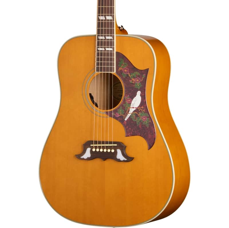Epiphone Dove Studio Acoustic Electric Guitar - Natural image 1