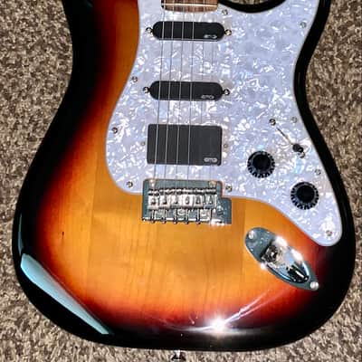 2022 Fender Player Stratocaster sunburst electric  guitar emg pickups image 6