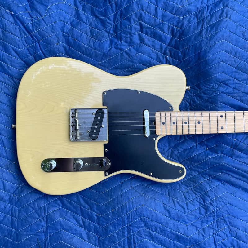 1983 Squier Telecaster See Through Blonde Natural White Burst