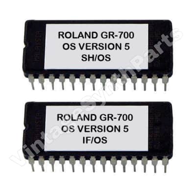 Roland GR-700 Firmware OS version 5  eprom update upgrade GR700 Synth Guitar Rom