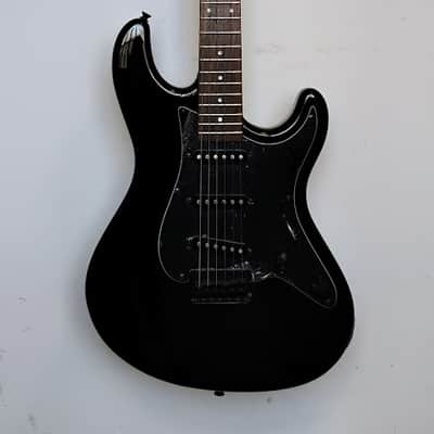 2004 Fernandes Retro Rocket X-1 LTD BLK Electric Guitar - Black - Gloss - Skull Knob Controls image 6