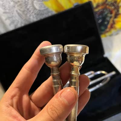 Blessing BTR1460S Silver Trumpet w Case image 14