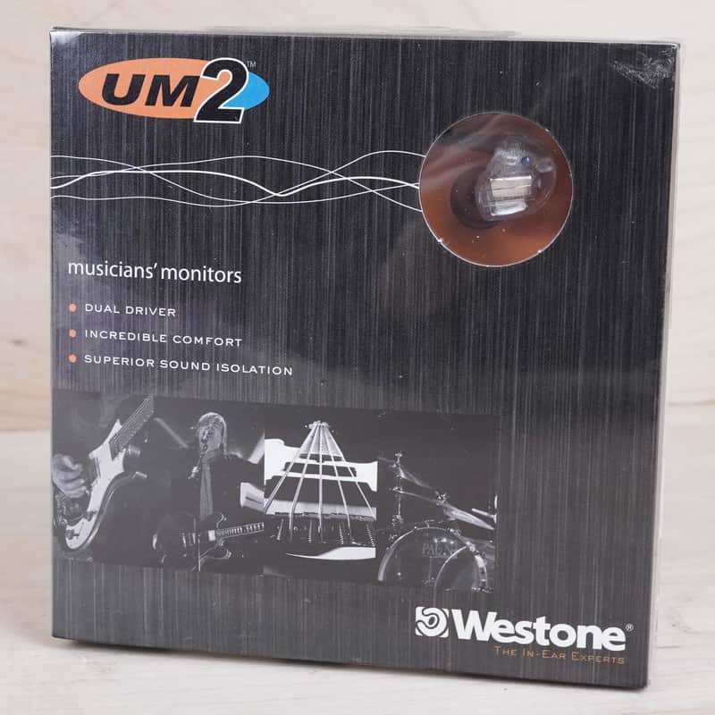 Westone UM2 Musicians' Monitors Clear In Ear IEM Dual Driver Passive Crossover Sealed image 1
