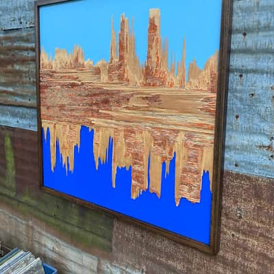 ART Studio art 2026 - Wood on canvas image 2
