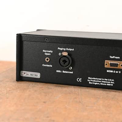 Production Intercom MS-200 2-Channel Master Station (NO POWER SUPPLY) CG01CSU image 9