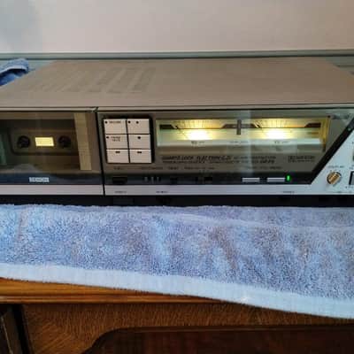Denon DR F8 dolby 3-head cassette deck In excellent condition, serviced - 1980's image 1
