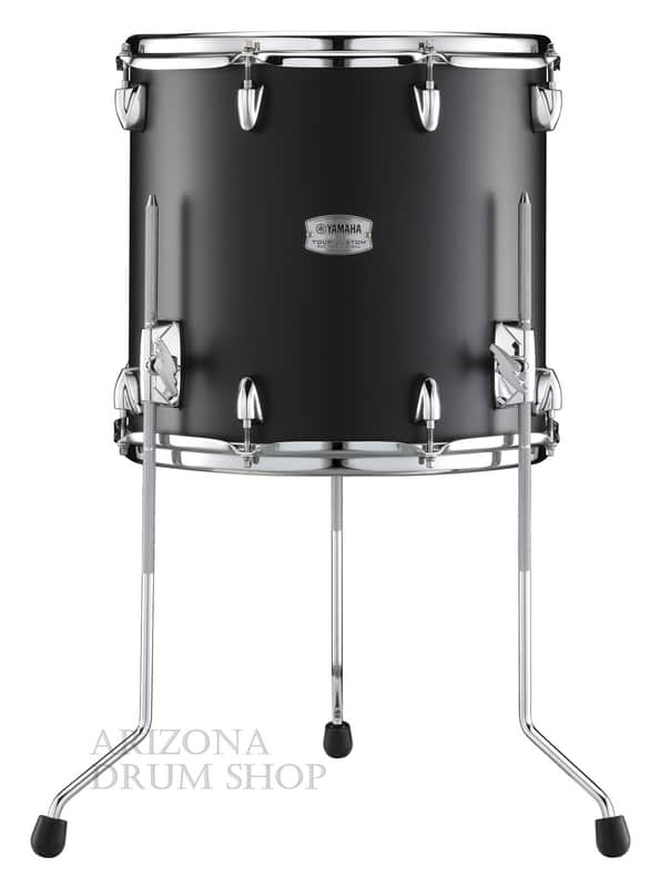 Yamaha Tour Custom Maple 16" x 15 Floor Tom TMF1615LCS - Black Licorice Satin, NEW! image 1